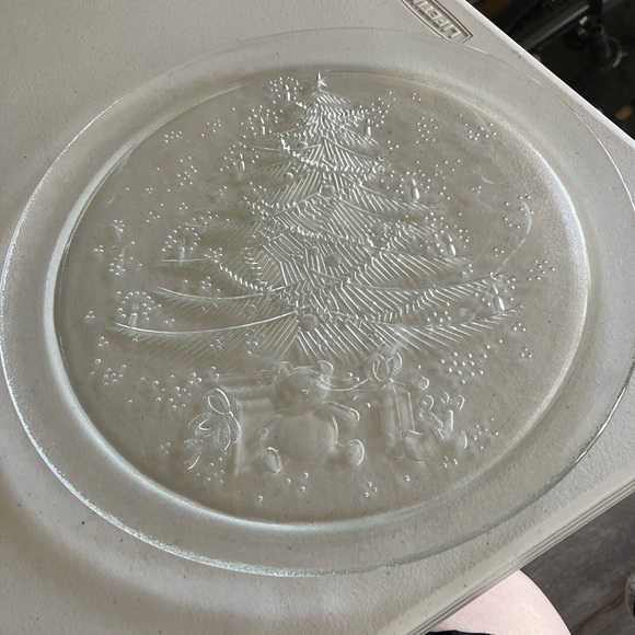Christmas glass platter - Picture 4 of 4